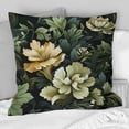 thumbnail image 4 of Designart "Floral Secrecy In Victorian Style I" Camouflage Printed Throw Pillow, 4 of 5
