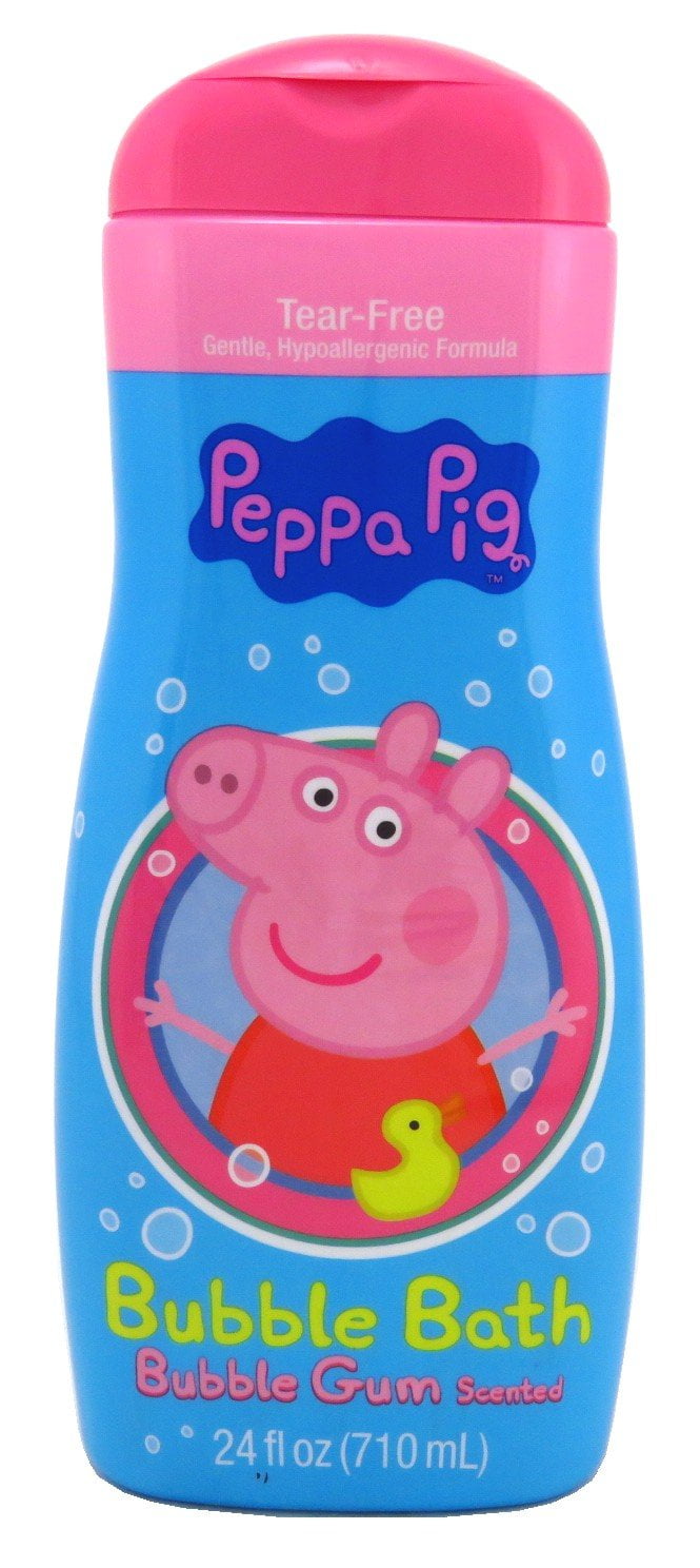 Peppa Pig Bubble Gum Scented Bubble Bath, 24 Fl. Oz. - Walmart.com