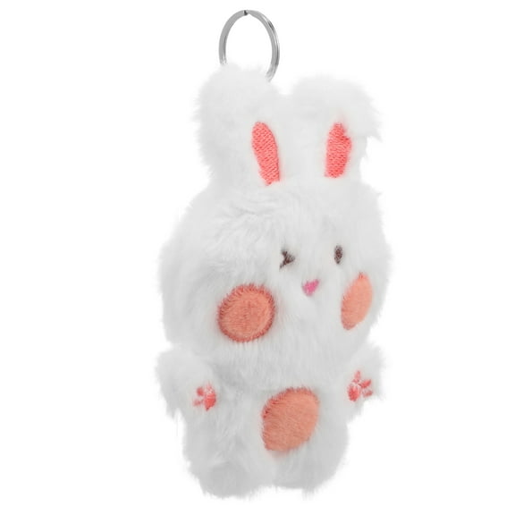 LOLIPPYY 1 Pack Bunny Keychain Plush Pendant Shape Bag Charm for Handbags and Backpacks Accessories