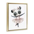 thumbnail image 2 of Stupell Industries Cottage Ballerina Panda in Pink Tutu Gold Floating Frame Canvas Art, 17 x 21, by LSR Design Studio, 2 of 8