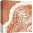 thumbnail image 3 of PixonSign Canvas Wall Art Rustic Wood Rings Illustrations Canvas Prints Minimalist Modern Art Orange Wall Decor for Living Room Bedroom Office - 24"x24", 3 of 5