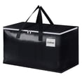 thumbnail image 3 of Bolsas para Mudanzas DQrwqpou 90L Embalaje Almacenamiento Que Ahorran Espacio negro 2 Uds, 3 of 5