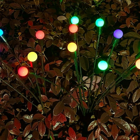 

YUANHUILI Waterproof Solar Firefly Lights with Remote Control 8 Lighting Modes Usb Charging Outdoor Decorative Solar Lights for Roads Courtyards
