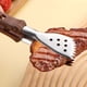 thumbnail image 5 of Stainless Steel Bread Tongs | Faux Wood Grain Finish | Locking Mechanism | Kitchen Food Holder | Versatile Serving Tool | Easy Storage | 1 Pack Food Clip | Durable Kitchen Gadget, 5 of 6