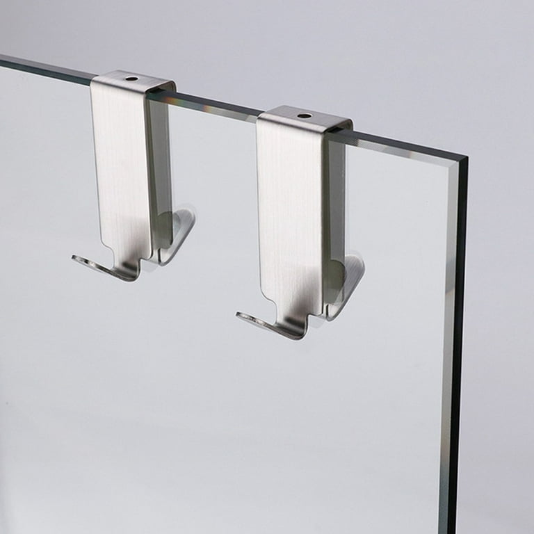 Over Shower Glass Door Hooks 304 Stainless Steel Bathroom - Temu