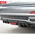 thumbnail image 5 of 33 1/2" Car Rear Bumper Diffuser Spoiler w/ LED Reflector Light Carbon Fiber ABS, 5 of 5