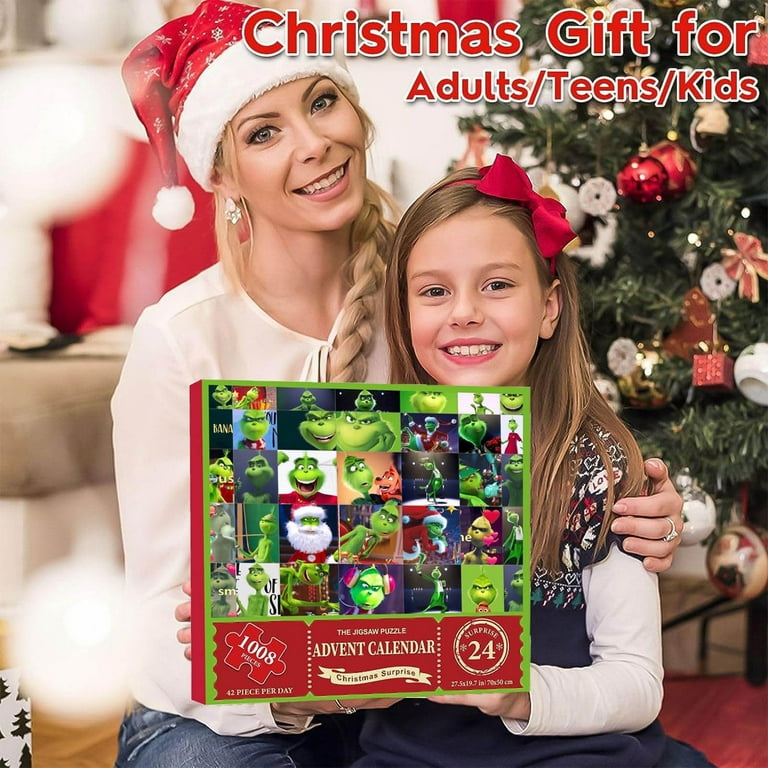 Grinch Advent Calendar 2025 Puzzle, 24 Days of Christmas Advent