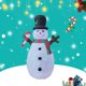 thumbnail image 4 of Inflables navideños para exteriores, decoraciones con forma de rama de árbol, muñeco de nieve de 5,2 pies, incorporado, 4 of 7