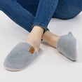 thumbnail image 6 of Ecetana Women's Fuzzy Slippers Indoor Cozy Soft Memory Foam Slip On House Shoes for Women, 6 of 7