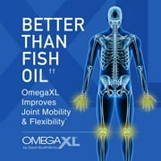OmegaXL Powerful Joint and Muscle Support Supplement 60 Count (2 Pack) & TurmericXL Healthy Inflammatory Response Supplement (30 Count)