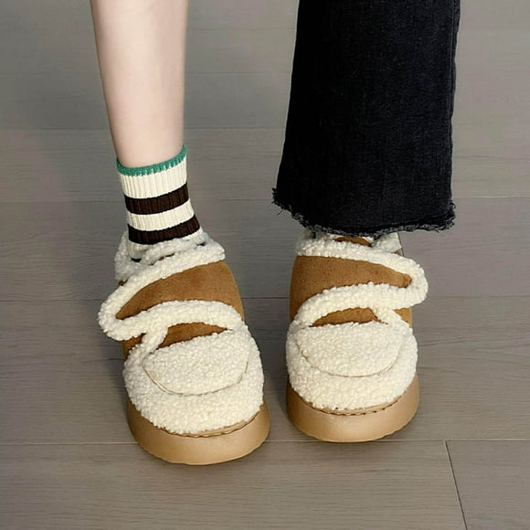 WILLBEST Pantuflas Para Hombre Women's Winter Bag with Warm Bread Shoes and Slipper Shoes