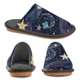 thumbnail image 4 of IAUYY Memory Foam House Slippers Suitable for Both Men and Women. Comfortable, Anti-Slip Plush Flat-Bottomed Slippers The Best Holiday Gift Milky Way Moon, 4 of 9