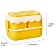 thumbnail image 3 of 2.4L Microwaveable Lunch Box,Lidded Lunch Container,Office Lunch Box,Thermal Food Container,Food Storage Box,Leak-Proof Lunch Box,Large Capacity Lunch Box,Divided Lunch Box,Kids Lunch Box, 3 of 9