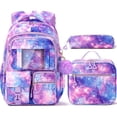 thumbnail image 1 of Mochila impermeable Fimibuke para niñas con lonchera y bolsa para lápices, 1 of 6