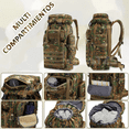 thumbnail image 3 of Mochila Táctica Militar 80l Campismo Senderismo Multifuncion Xtellar negro, 3 of 3