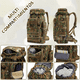thumbnail image 2 of Mochila Táctica Militar 80l Campismo Senderismo Multifuncion Xtellar negro, 2 of 3