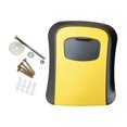 thumbnail image 4 of Caja de seguridad portátil para llaves con cerradura, reiniciable, ideal para oficinas y agentes inmobiliarios. Amarillo, 4 of 7