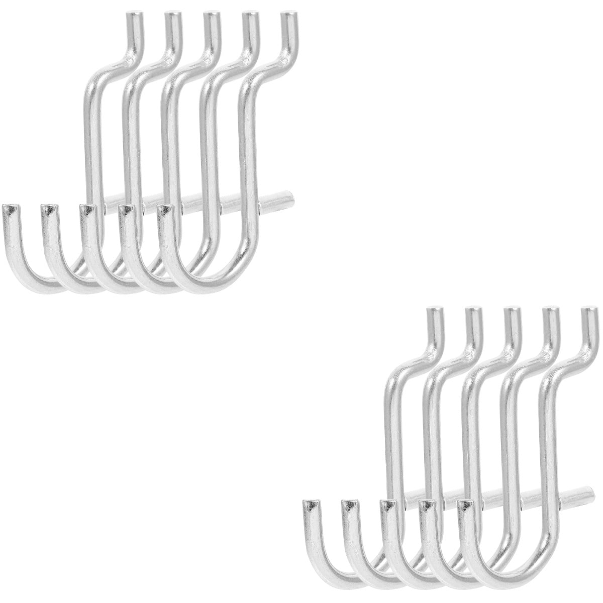 TABLZONE Heavy Duty Metal Pegboard Hooks - Storage Organizer for Home, Garage, Workshop Use