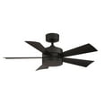 thumbnail image 4 of Wynd Indoor and Outdoor 5-Blade Smart Ceiling Fan 42in Bronze with 3000K LED Light Kit and Remote Control, 4 of 4