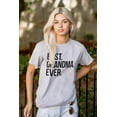 thumbnail image 3 of Best Grandma Ever Nanna Gigi Nan Cute Women's Graphic T Shirt Tees Brisco Brands S, 3 of 5