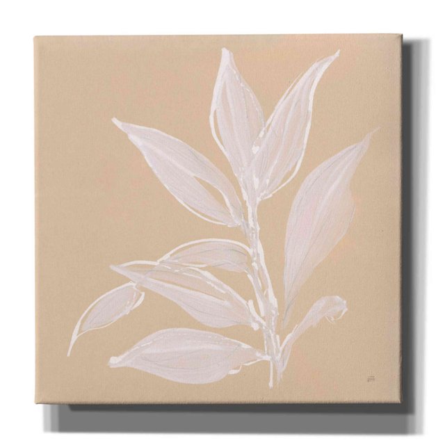 Epic Graffiti 'Leaf Study I' by Chris Paschke, Giclee Canvas Wall Art, 26"x26"