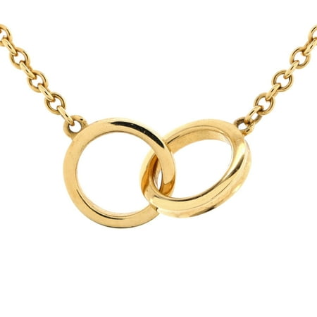 1837 Multiple Interlocking Circles Long Necklace 18K Yellow Gold
