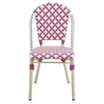 thumbnail image 2 of Furniture of America Misea Transitional Aluminum Patio Chair in Pink (Set of 2), 2 of 10