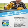 Joyioe Stock Tank Cleaning Tablets Fast Dissolving Livestock Water ...