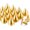 Gold, variant on 100 Sets 9MM Metal Spikes and Studs Metal Cone Spikes Screw Back Leather Craft Rapid Rivet Screws Punk Studs and Spikes for Clothing Shoes Leather Belts Bag Rivets 11/32 Inch