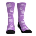thumbnail image 3 of Unisex Rock Em Socks Purple Vancouver Canucks 2024 Hockey Fights Cancer Two-Pack Crew Socks Set, 3 of 3