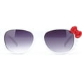 thumbnail image 2 of Newbee Fashion - Kyra Kids Retro Hello Kitty w/ Bow and Whiskers Lead-Free Sunglasses, 2 of 2