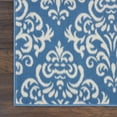 thumbnail image 4 of Nourison Grafix Damask Blue 6' x 9' Area Rug, (6x9), 4 of 8