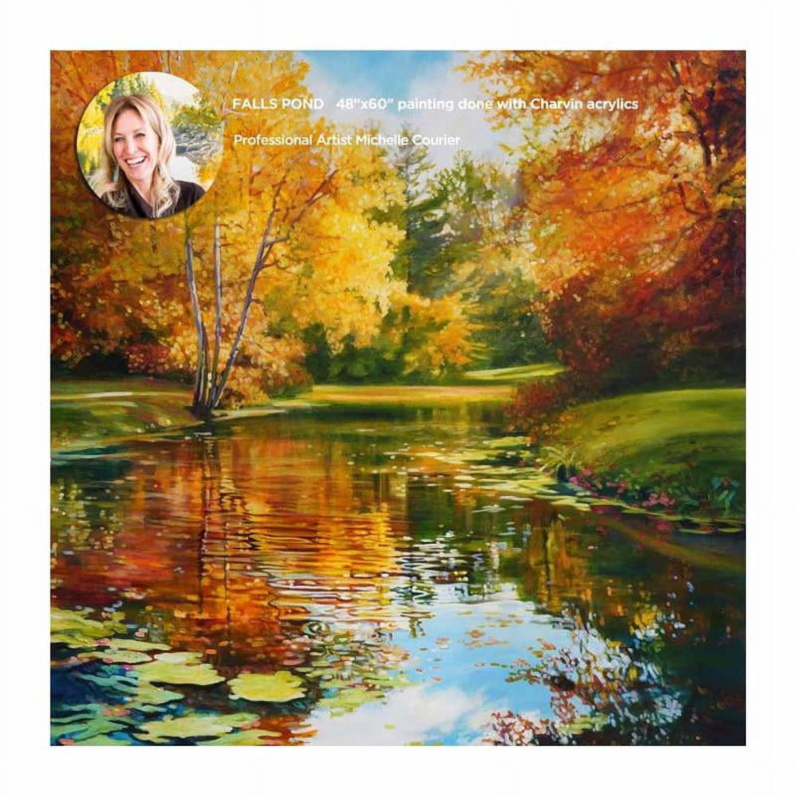 Charvin Extra Fine Professional Artist Acrylic Paint Colors, Nature Themed Hues, 60ml Alexander's Blue