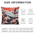 thumbnail image 6 of COMIO Crane Pillow Covers Set Of 2 Japanese Style Throw Pillow Covers Cherry Blossoms Pattern Cushion Covers For Adult Women Girl Japanese Traditional Pattern Decorative Accent Pillow Cases, 6 of 6