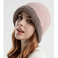 thumbnail image 3 of CoCopeaunt Women Knit Bucket Hat Casual Fluffy Plush Fuzzy Warm Girls Students Fisherman Cap, 3 of 6