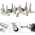 thumbnail image 4 of 14 piezas de destornillador de 6-19 mm - adaptador de broca, hexagonal para destornillador de tuerca de taladro manual, destornillador eléctrico, llave de vaso (acero al cromo vanadio), 4 of 5
