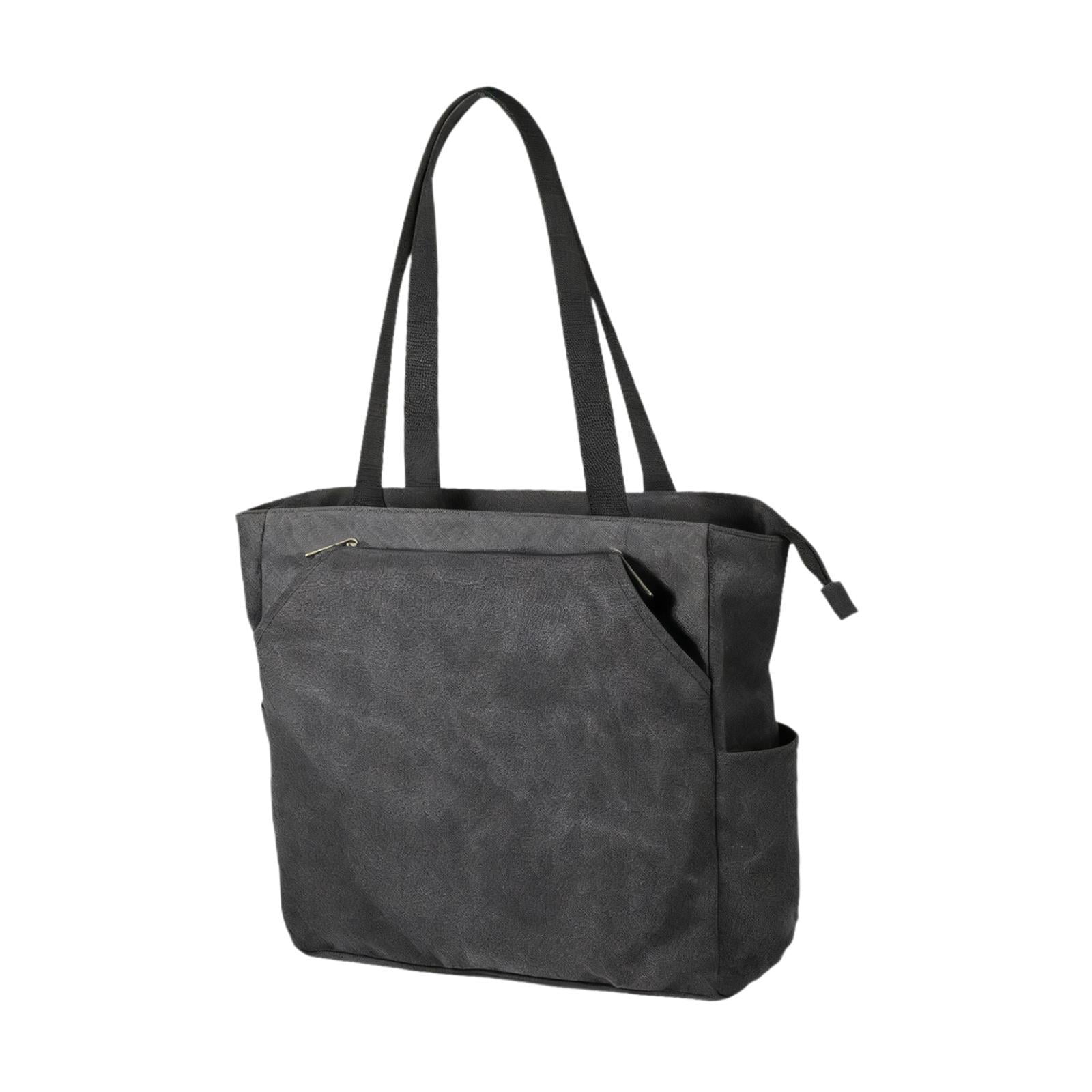 Dualoai Tennis Racket Bag Holds 4 Rackets Gym Bag for Badminton Pickleball Men Women Deep Gray