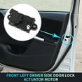 thumbnail image 2 of Unique Bargains Front Left Driver Side Power Door Lock Actuator Motor for Hyundai Sonata 1999-2005 No.9573538000 Black, 2 of 7