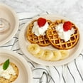 thumbnail image 3 of EconoHome 9 Inch Compostable Eco-Conscious Party Plates, Bagasse, 125 Pack, 3 of 5
