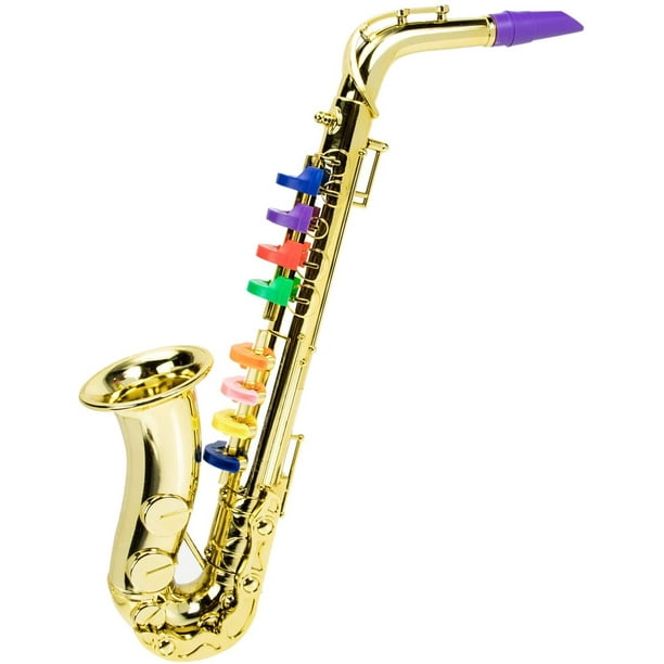 Birthday Gift Child Saxophone, Saxophone, For Children Enthusiast  Decoration Adornment Silver 