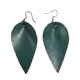 thumbnail image 1 of Guardurnaity Pendientes de cuero hechos a mano para niña, gancho en forma de lágrima de hoja bohemia, colgante, joyería para mujer Ropa, zapatos y accesorios Miscelánea negro verde, 1 of 6