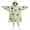 Pug Green Pattern, variant on Pug Green Pattern Lamb Fleece Blanket Hoodies for Teens ,Teens Oversize Sherpa Wearable Hooded Blanket Sweatshirt with Super Pockets