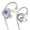No Mic - Transparent, variant on SENHAWK Q3 Pro Rhinestone in Ear Monitor Headphones, Bling Crystal Wired Earbuds IEM, 11mm Dynamic Driver HiFi Stereo Noise Isolating Earphones for Singers Musicians Gaming, 3.5mm Jack