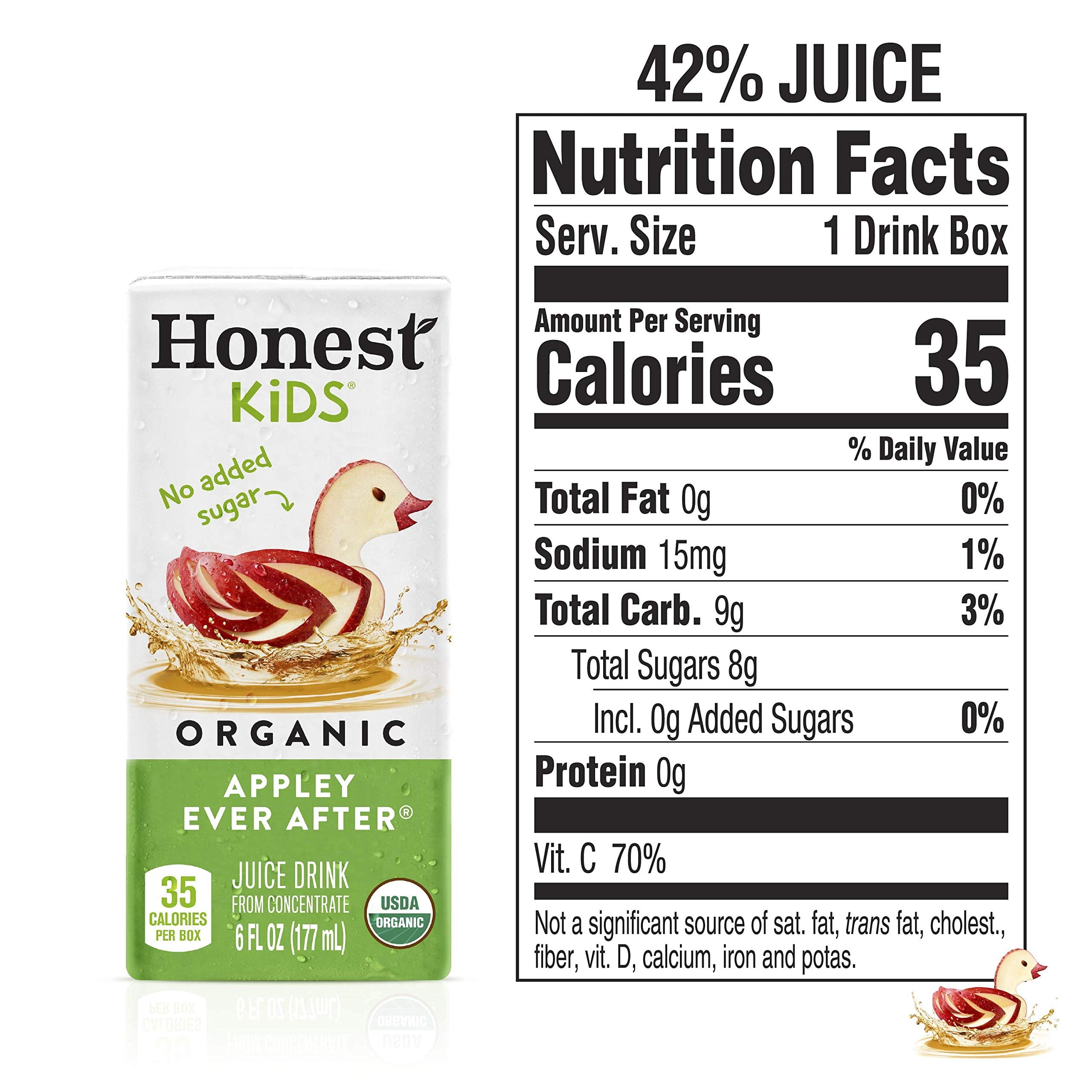 Honest Kids Organic Juice Drink Variety Pack, 6 Fl Oz, 40 Ct
