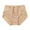 Beige, variant on Sngxgn Women's Cotton Breathable Moisture-Wicking Brief(Grey,XL)