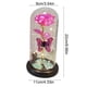 thumbnail image 3 of Adorno de luz nocturna con flores y rosas conservadas | Decoración LED de lámina de oro | Plástico acrílico | 22cm | Rojo, Dorado, Morado, Azul, Rosa | Acento de regalo para el hogar | Ambiente, 3 of 6