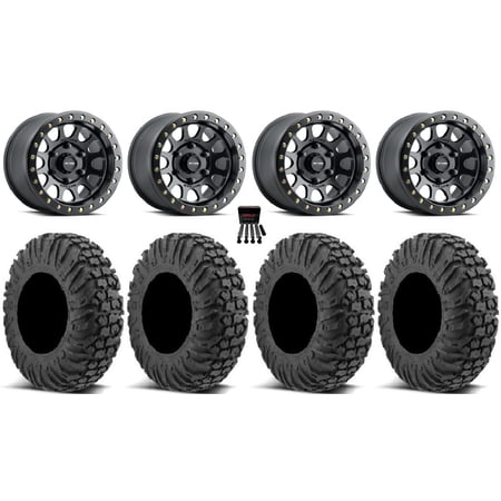 Method 401 Beadlock 15 Wheel Black 32 MotoVator Tires Can-Am Maverick R Method 401 Beadlock 15 Wheel Black 32 MotoVator Tires Can-Am Maverick R