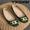 Green, variant on Women Suede Square Toe Slip-On Loafers Flats with Metal Buckle, High-End Casual Fashion Shoes for Summer