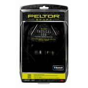 Peltor Sport Tactical 500 Electronic Hearing Protection Earmuffs, Bluetooth-Enabled, Black