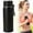 Black, variant on Glass Water Bottle,Stainless Steel Insulated Water Bottle with Strap, 304 Gym Tumbler for Women - Large Capacity, Leak Proof, Hot & Cold, Vacuum Insulated for Running, Yoga, Travel, Office